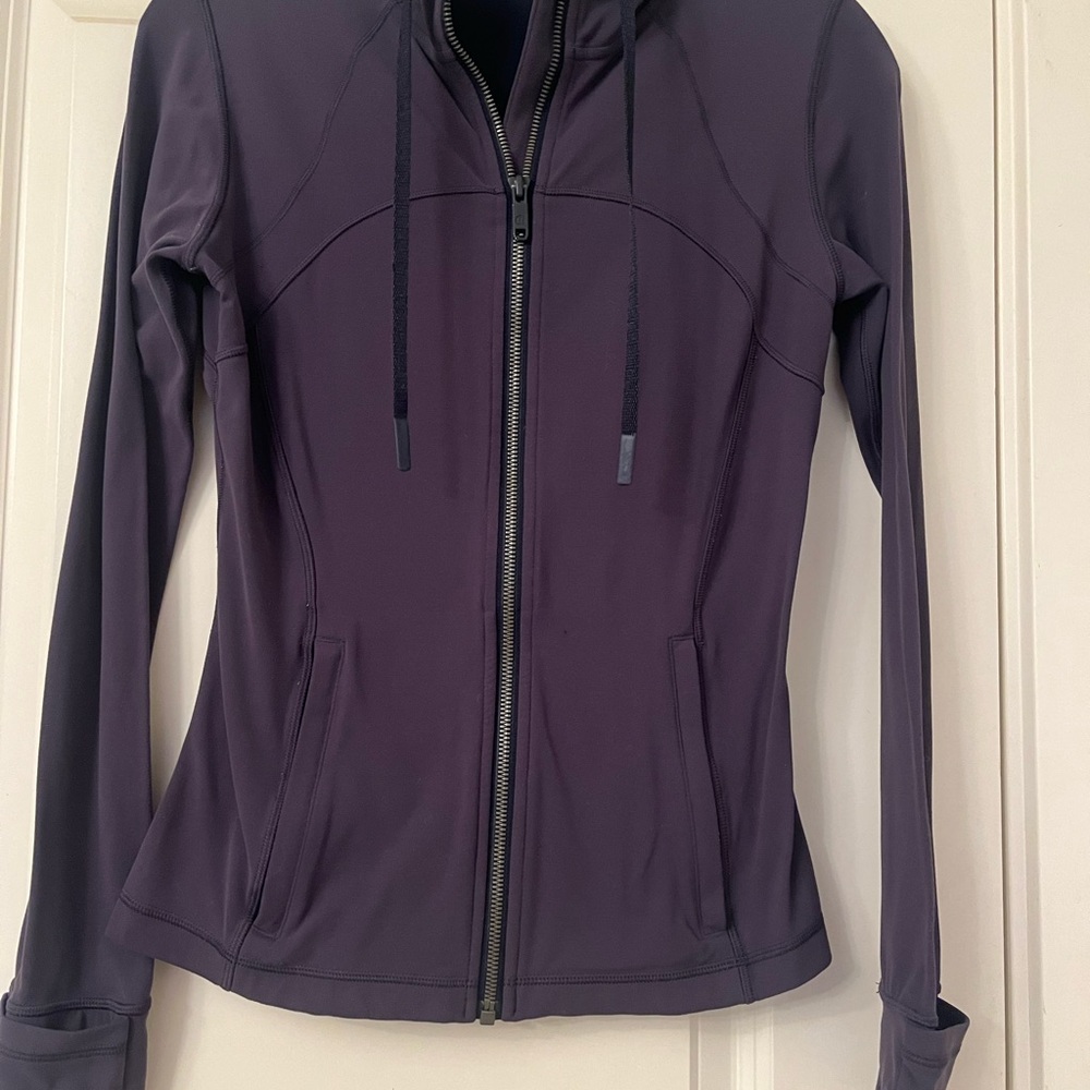 Lululemon Hooded Define Jacket *Nulu Stone Blue Size 6